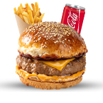 Supreme Cheese Burger Meal