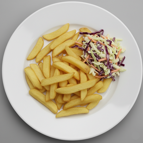 Chips, Cheese & Coleslaw 