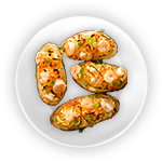 Baked Potato With Prawn Marie Rose