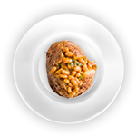 Baked Potato With Beans
