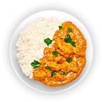 Chicken Korma & Chips