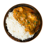 Chicken Madras & Rice